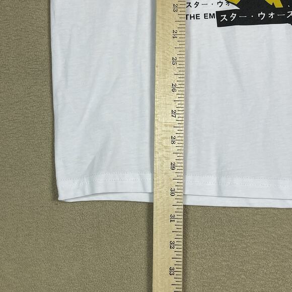 Giant Panda King T Shirt Mens‎ L White Star Wars The Empire Stripes Back Graphic - Picture 5 of 7